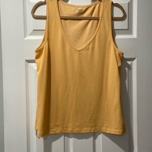 Madewell Yellow Tank Top